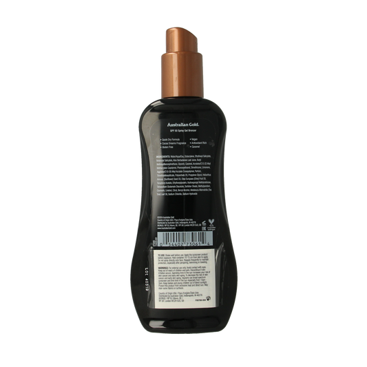 Australian Gold Spray gel bronzer SPF50 237.00 Milliliter