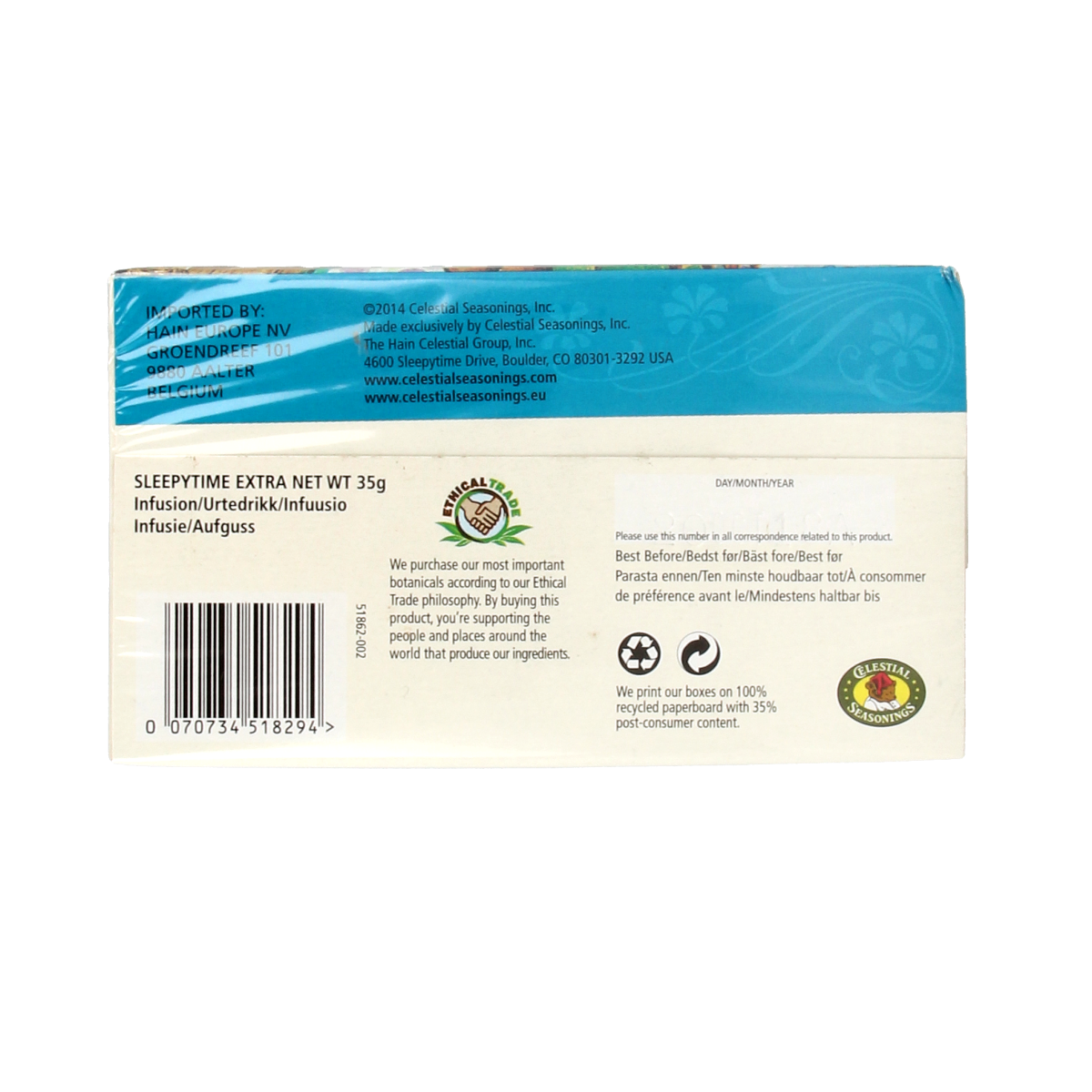 Celestial Season Sleepytime extra wellness tea 20.00 Zakjes
