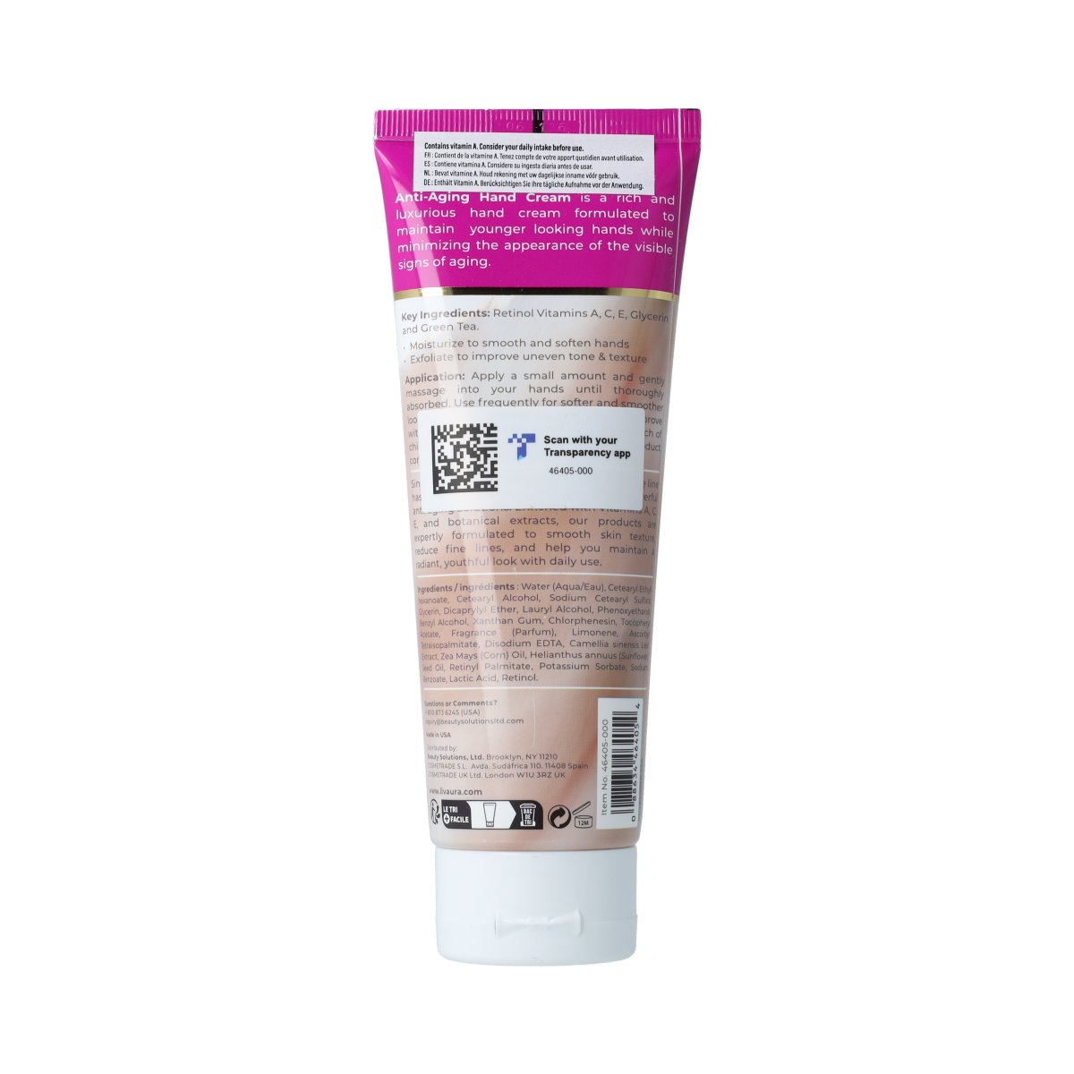 Retinol Anti-aging handcreme SPF12 100.00 Gram