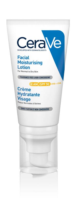 Cerave Hydraterende gezichtscreme SPF50 52.00 Milliliter