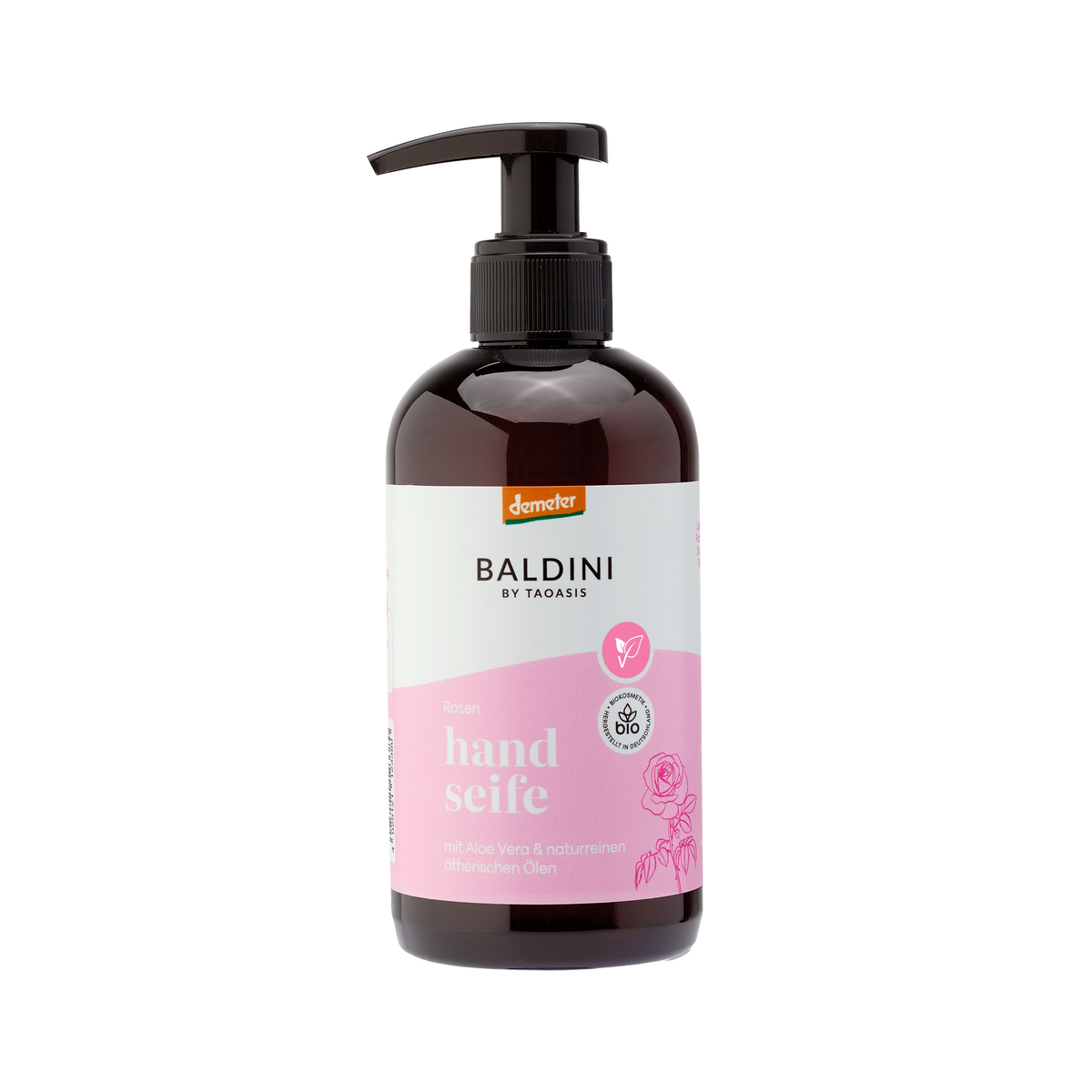 Baldini Handzeep rose bio demeter 250.00 Milliliter