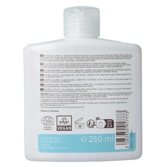 Cattier Shampoo volume 250.00 Milliliter
