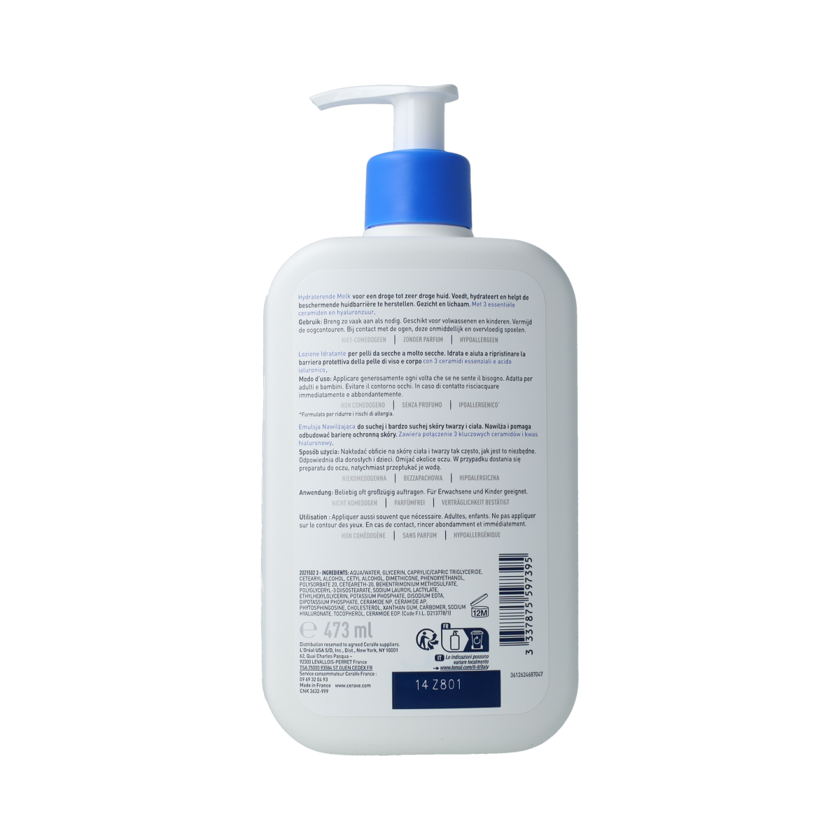 Cerave Hydraterende melk 473.00 Milliliter