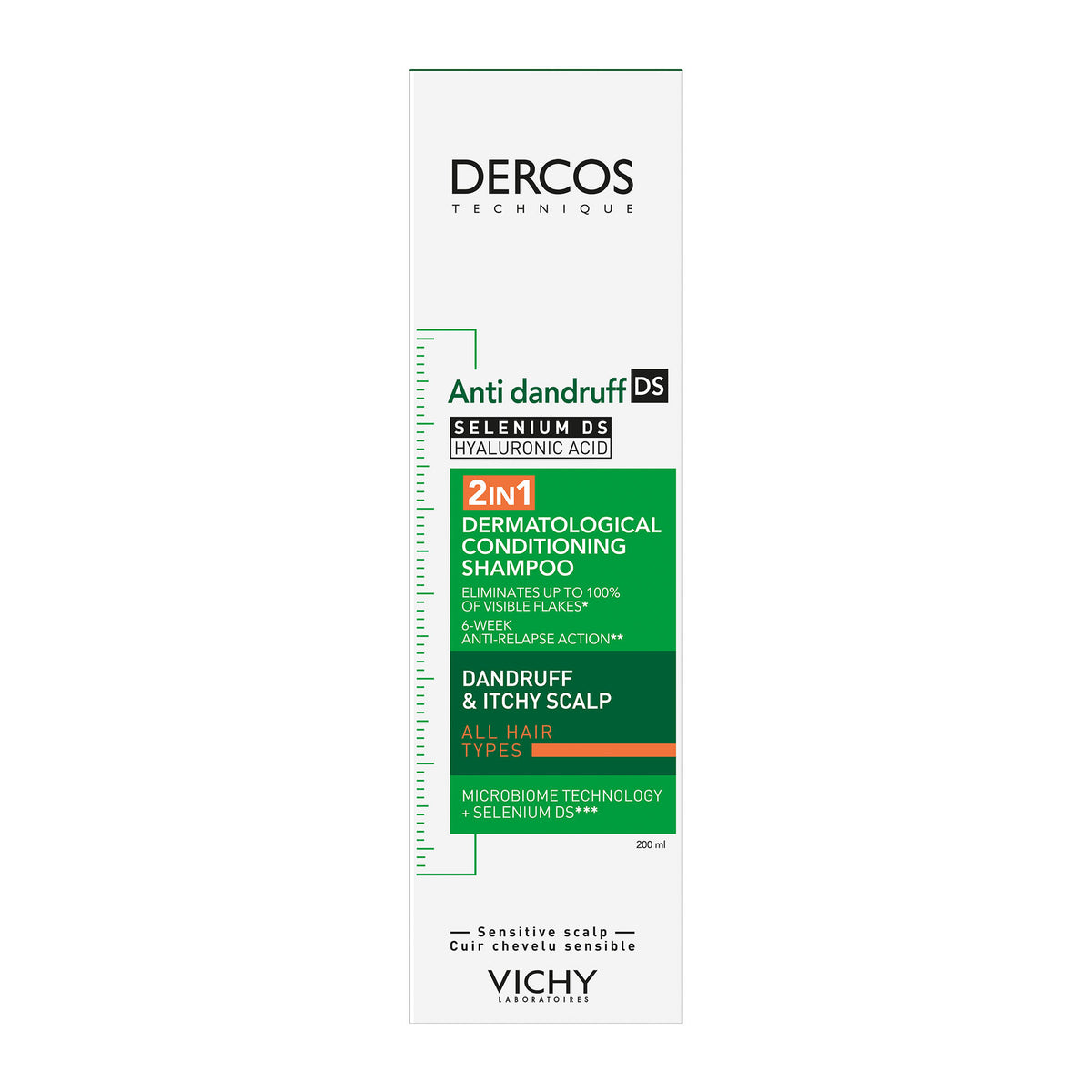 Vichy Dercos 2in1 shampoo + conditioner 200.00 Milliliter
