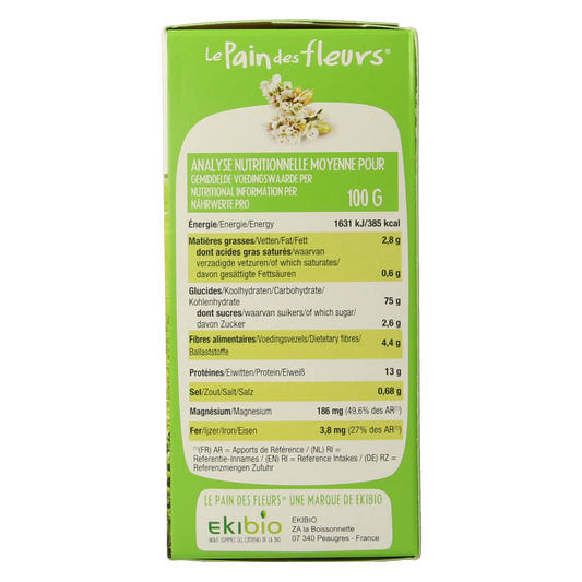 Pain Des Fleurs Krokante crackers boekweit glutenvrij bio 150.00 Gram