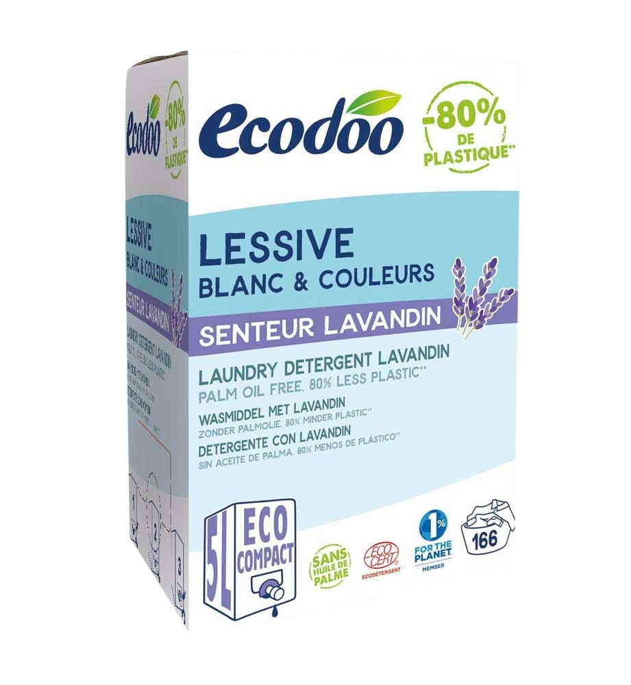 Ecodoo Wasmiddel vloeibaar lavendel 5.00 Liter