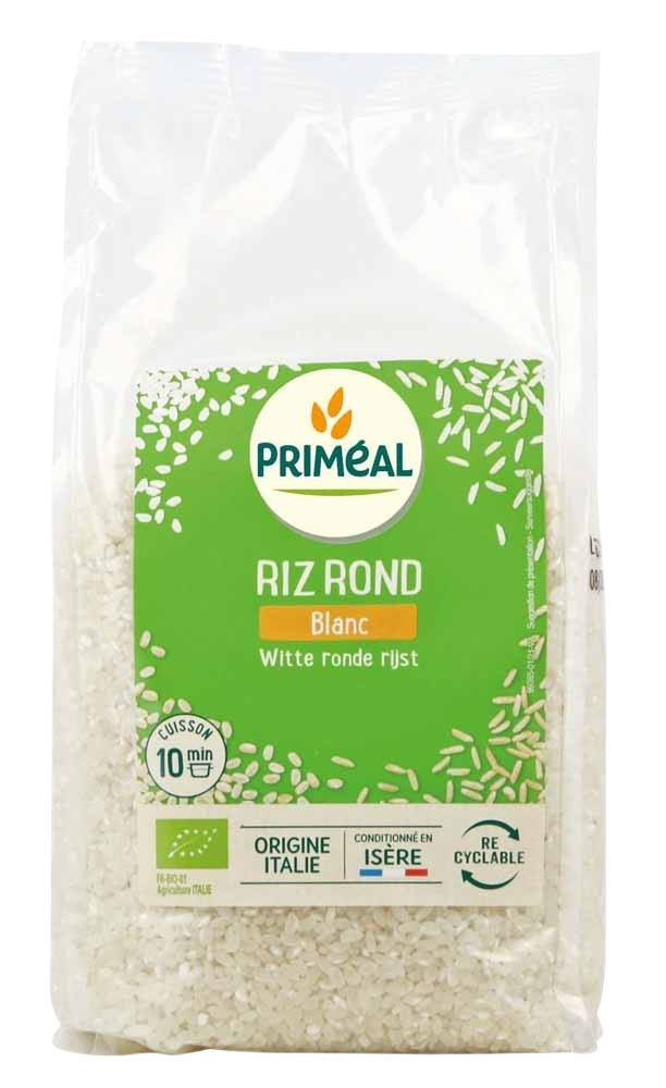 Primeal Witte ronde rijst bio 1.00 Kilogram