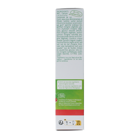 Phytonorm Dragondent tandpasta kind aardbei 50.00 Milliliter