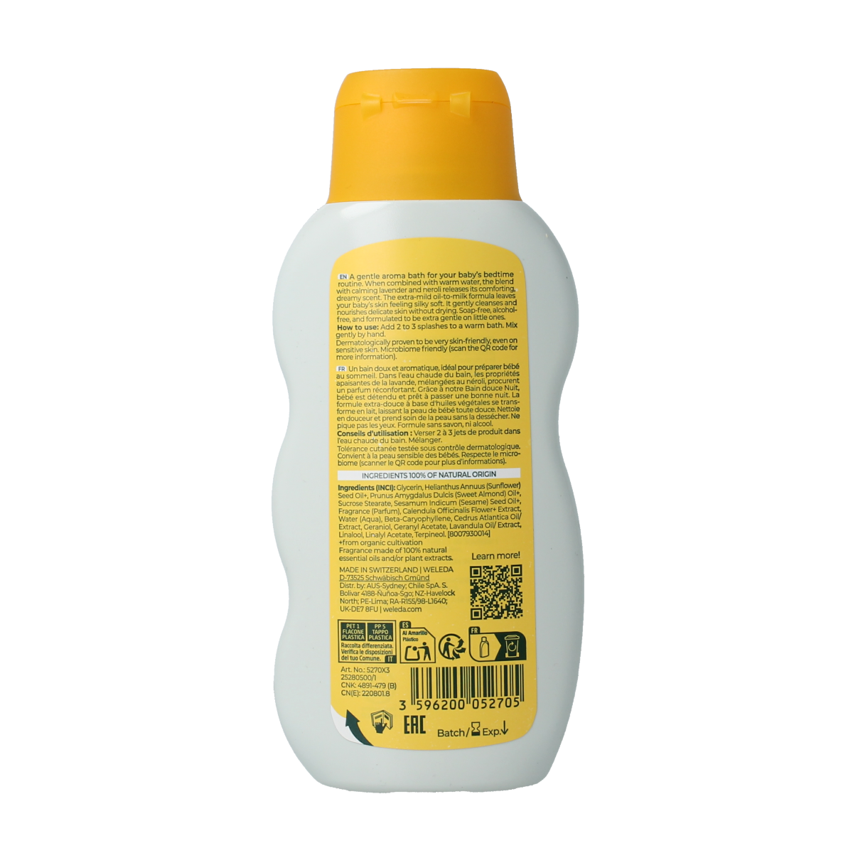 Weleda Cremebad calendula relax 200.00 Milliliter