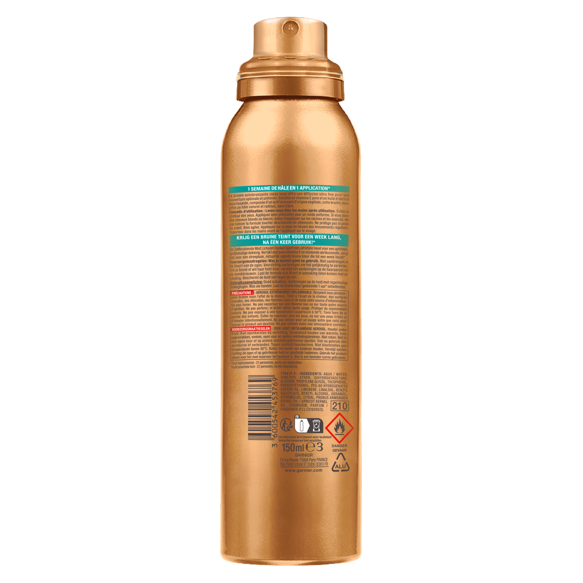 Ambre Solaire Zelfbruinerspray 150 Milliliter