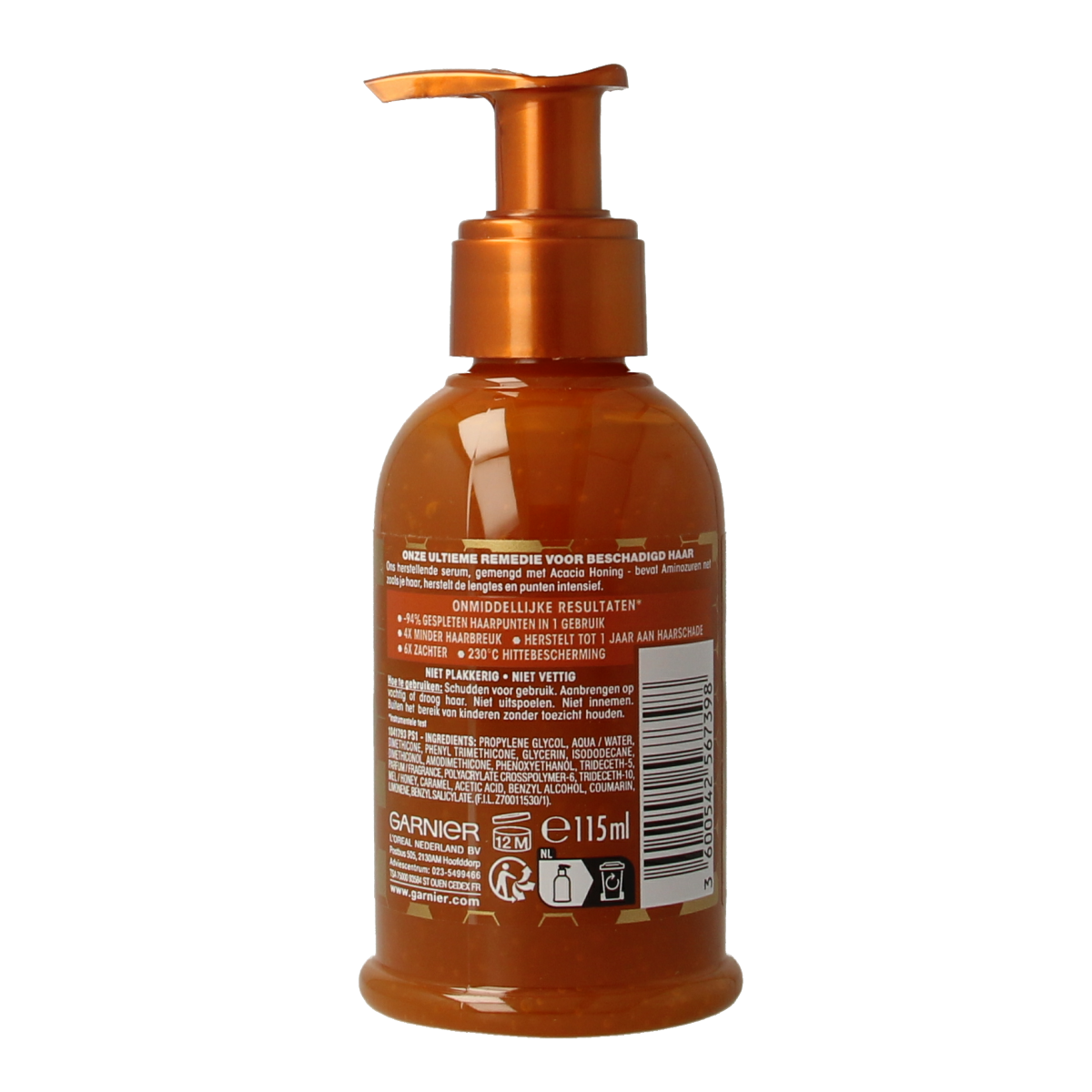 Garnier Honing goud haarserum 115.00 Milliliter