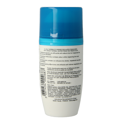 Uriage Thermaal water deodorant douceur 50.00 Milliliter