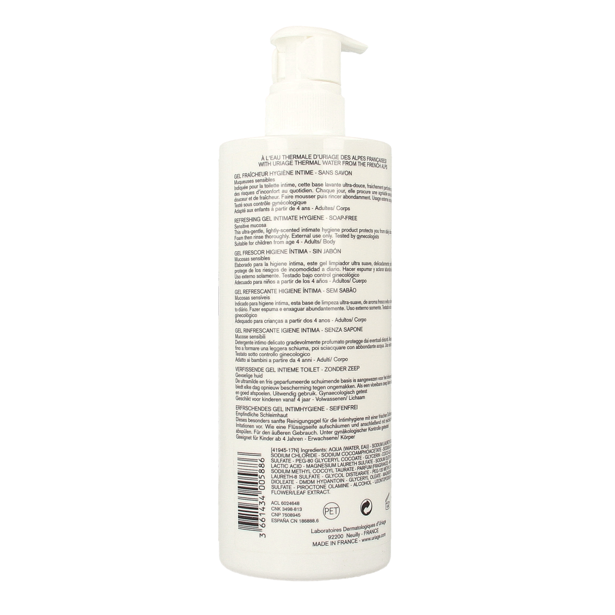 Uriage Gyn-phy 500.00 Milliliter