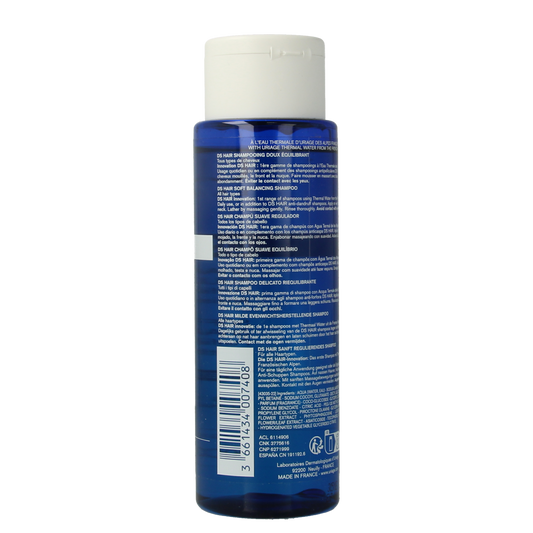 Uriage DS milde evenwichtsherstellende shampoo 200.00 Milliliter