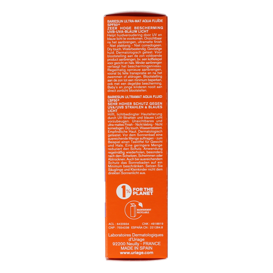 Uriage Bariesun aqua ultramatte SPF50 50.00 Milliliter