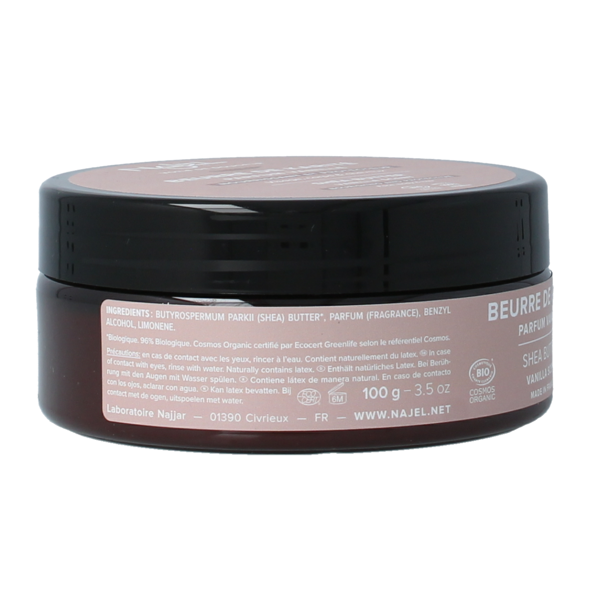 Najel Aleppo Shea butter vanille 100.00 Gram