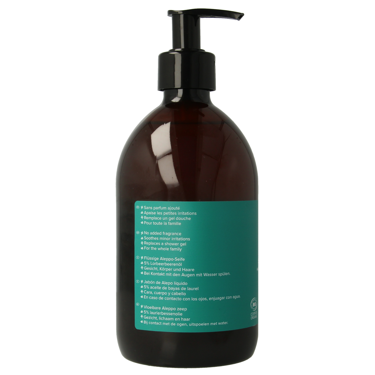 Najel Aleppo Aleppo zeep vloeibaar pompflacon 500.00 Milliliter