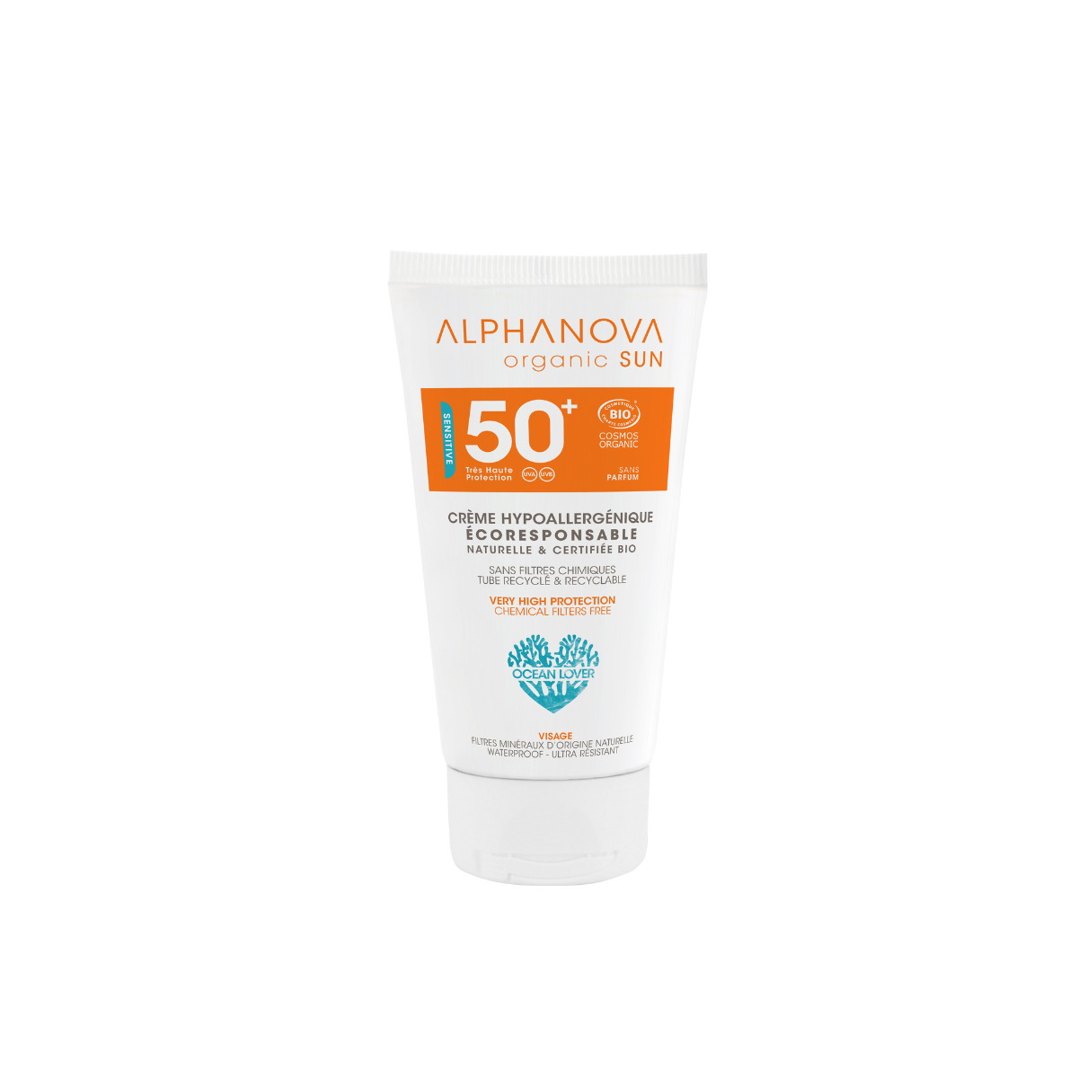 Alphanova Sun Sun biocream SPF50+ waterproof 50.00 Gram