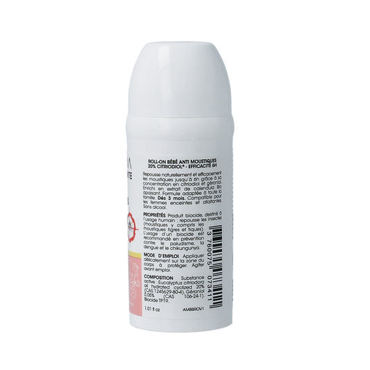 Alphanova Bebe Baby roll-on anti muggen bio 30.00 Milliliter