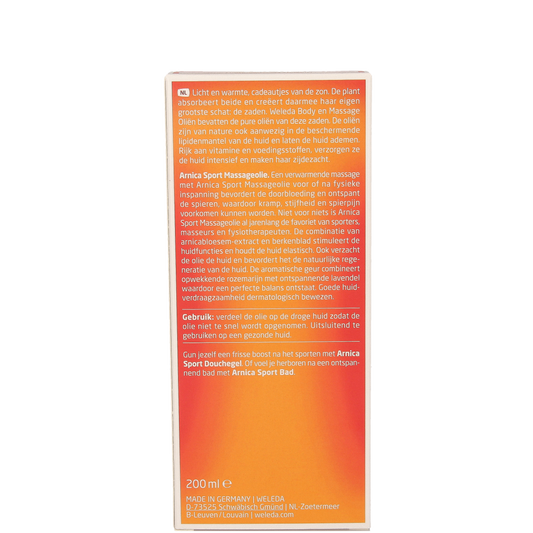 Weleda Arnica sport massageolie 200.00 Milliliter