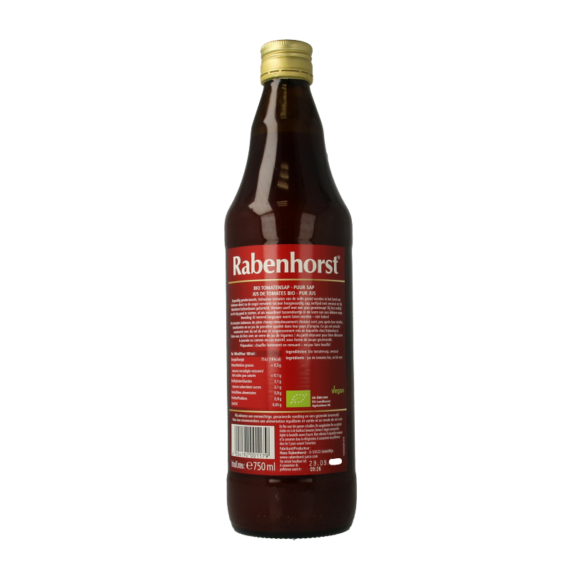 Rabenhorst Tomatensap bio 750 Milliliter