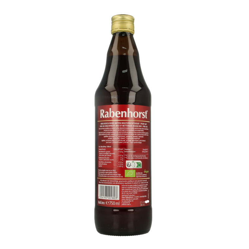 Rabenhorst 120/80 Multivrucht bio 750 Milliliter
