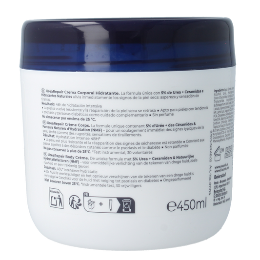 Eucerin Urearepair bodycreme 5% urea 450.00 Milliliter