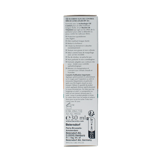 Eucerin Sun oil serum SPF50+ 30.00 Milliliter