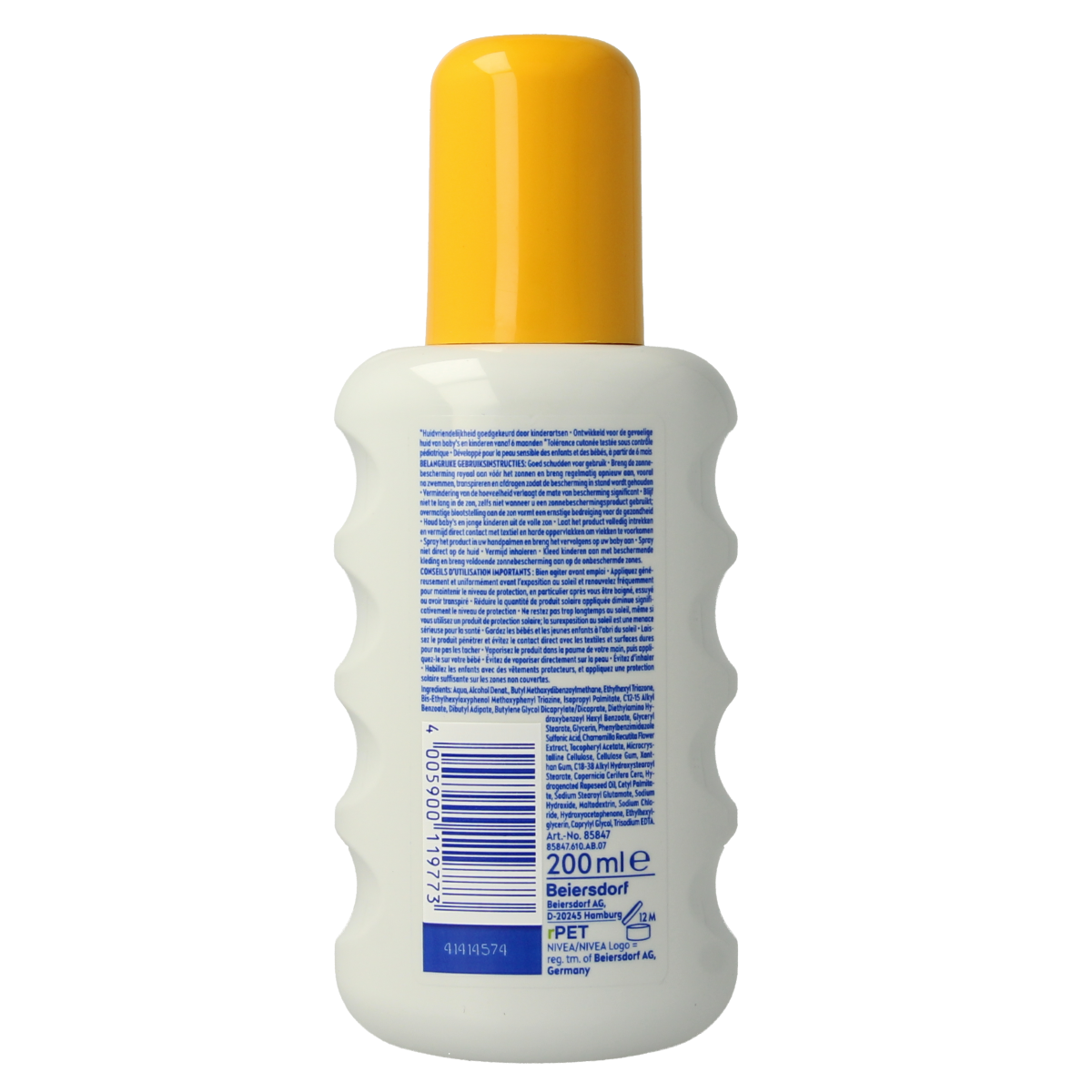 Nivea Sun protect & sensitive child spray SPF50 200.00 Milliliter