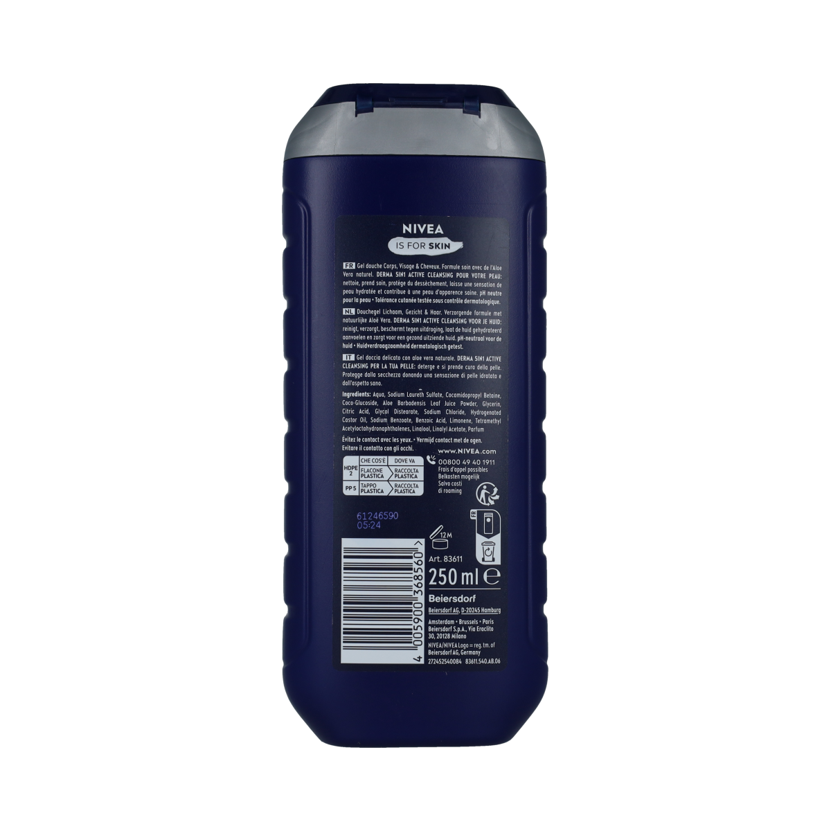 Nivea Men hydro care douchegel 250.00 Milliliter
