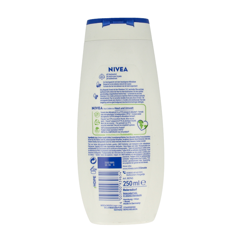 Nivea Care shower apricot & apricot seed oil 250 Milliliter