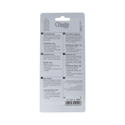 Credo Gel hielkussen fersenpolster S 36/39 1.00 Stuks