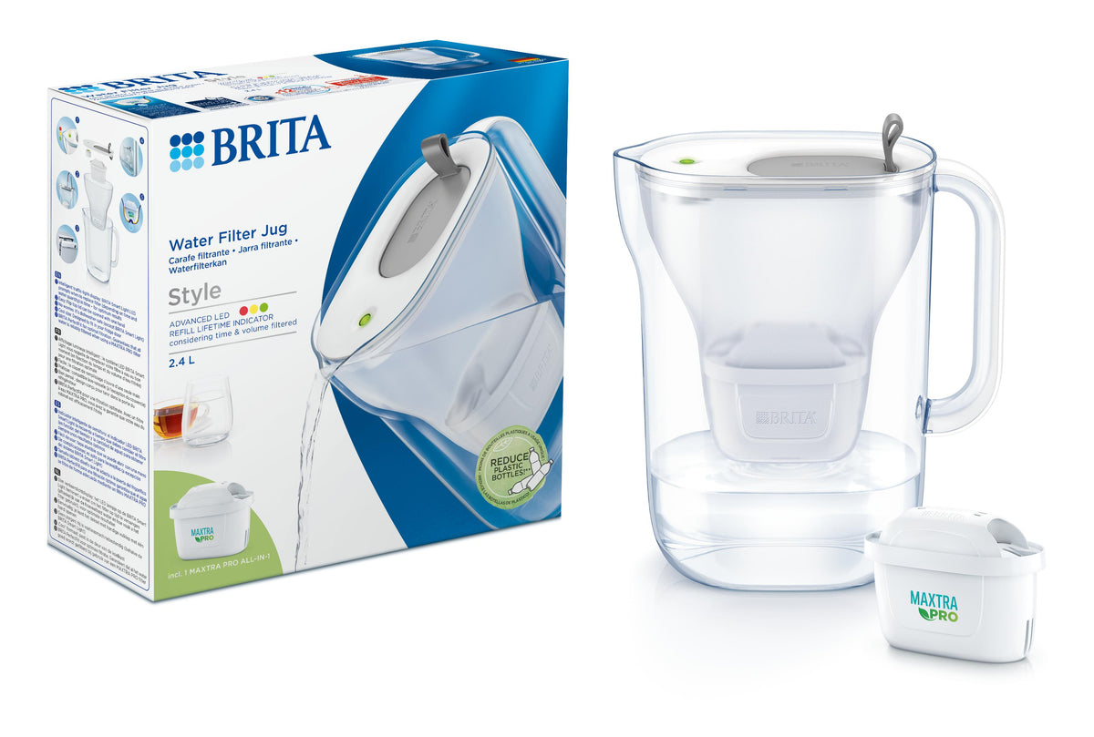 Brita Waterfilterkan Style cool grey 1 Stuks