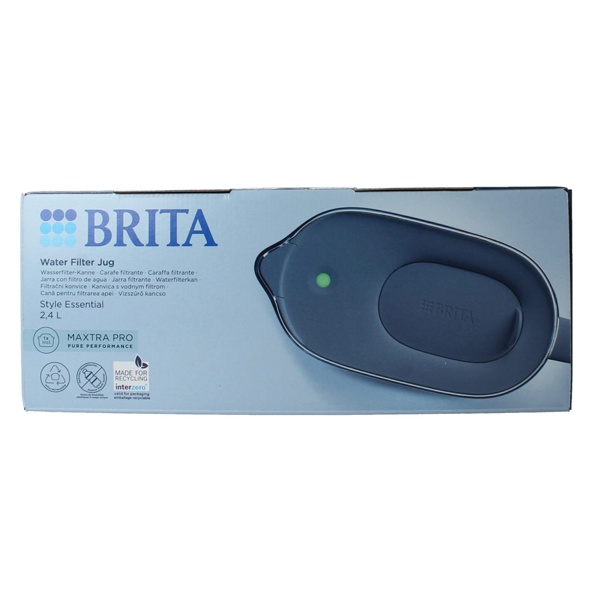 Brita Waterfilterkan Style Essential Cool stone blue 1.00 Stuks
