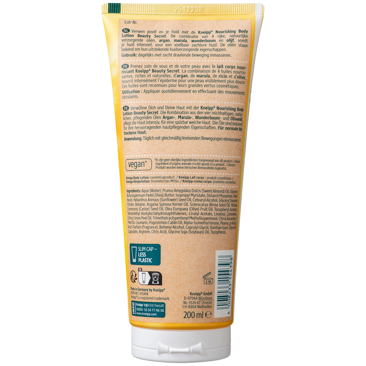 Kneipp Body lotion Beauty Secret 200.00 Milliliter
