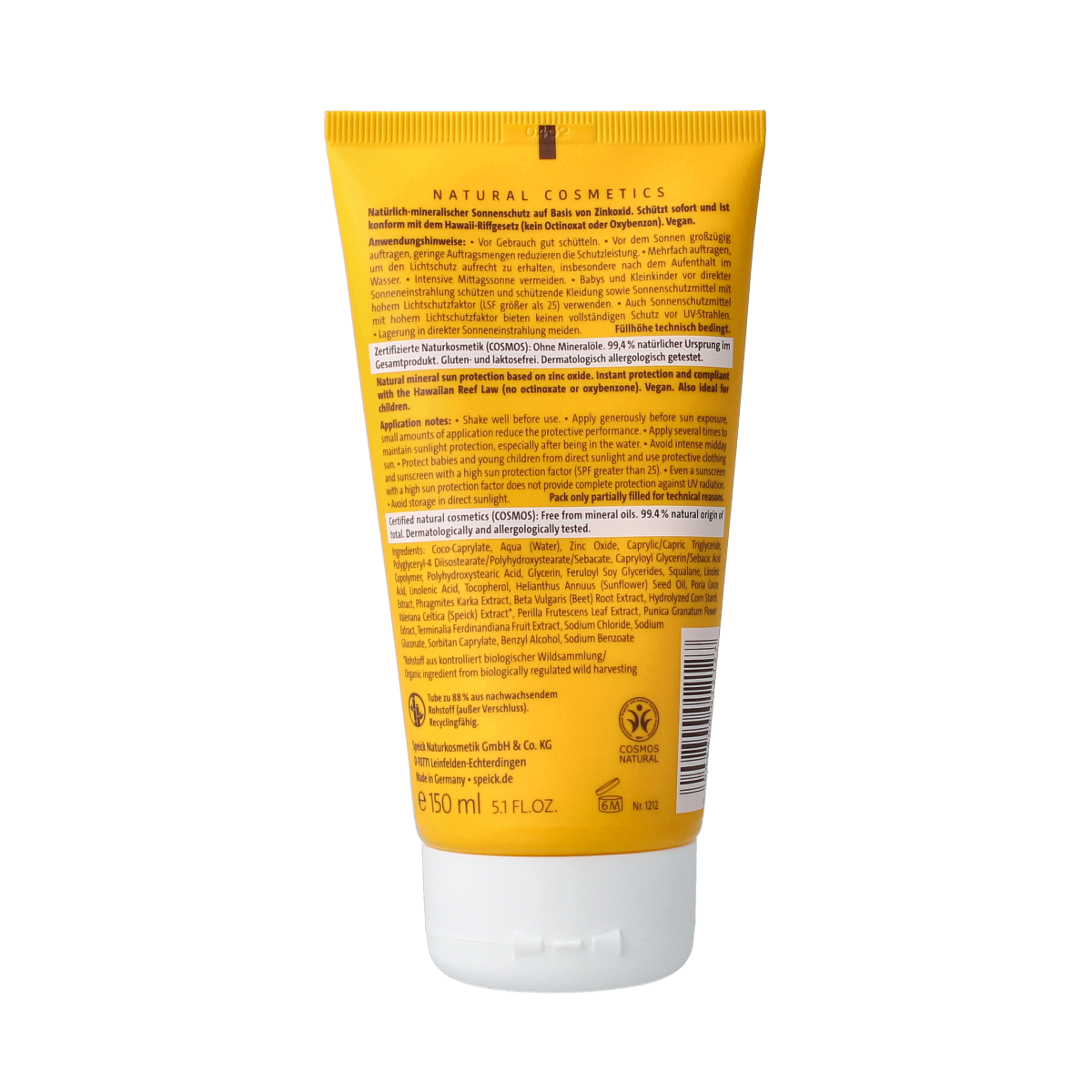 Speick Sun zonnemelk factor 30 bio 150.00 Milliliter