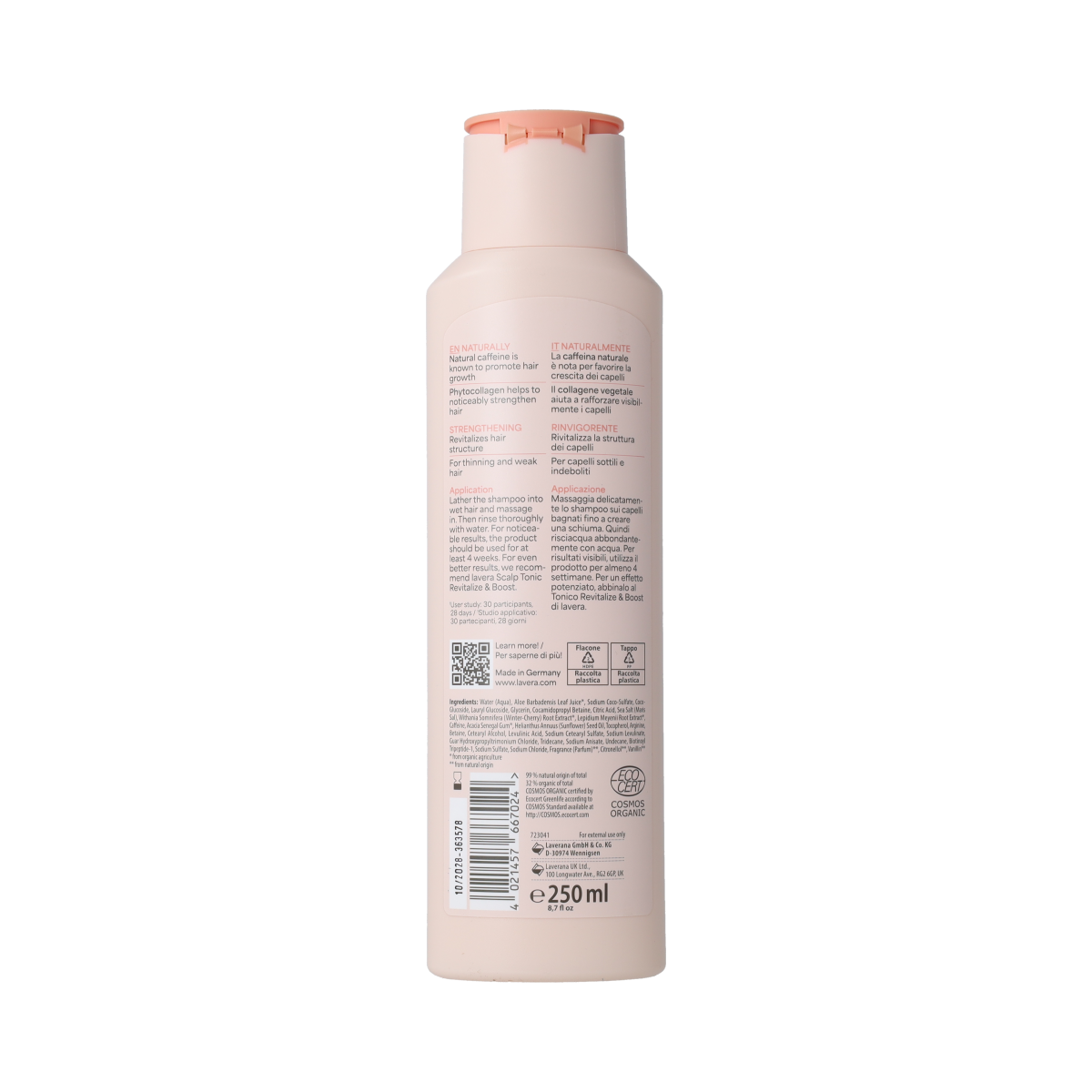 Lavera Shampoo Revitalize & Boost 250.00 Milliliter