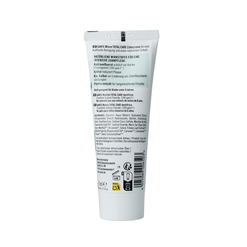 Sante Tandpasta mint total care 75 Milliliter