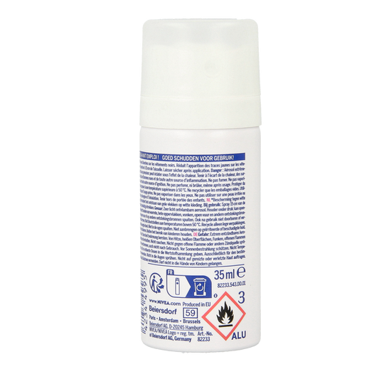 Nivea Deodorant spray black & white invisible mini 35.00 Milliliter