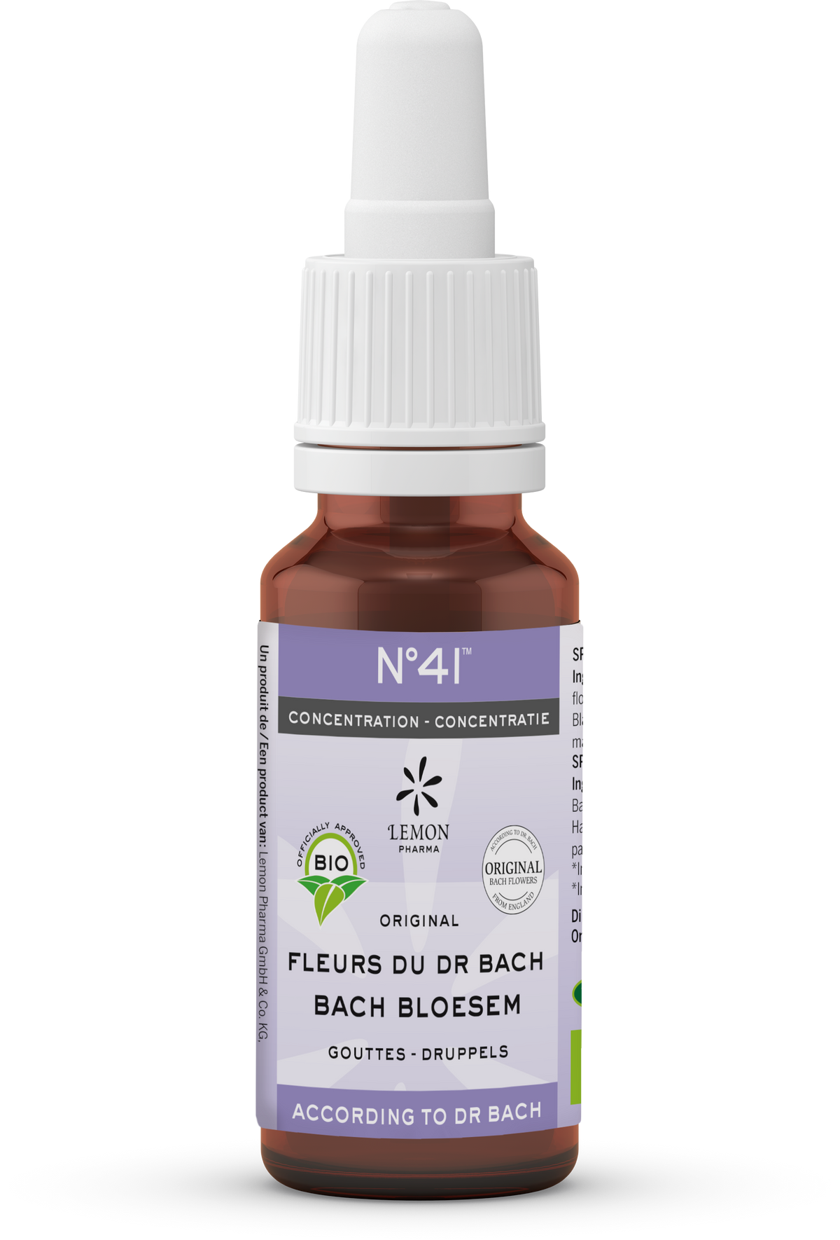 Bach Bloesem Bach bloesems mengeling 41 concentratie bio 20.00 Milliliter