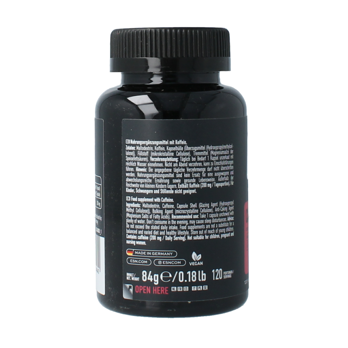 ESN Caffeine caps 120.00 Capsules
