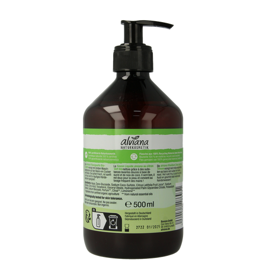 Alviana Vloeibare zeep limette 500.00 Milliliter