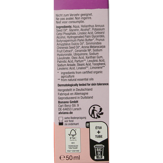 Alviana Nachtcreme anti-aging Q10 50.00 Milliliter