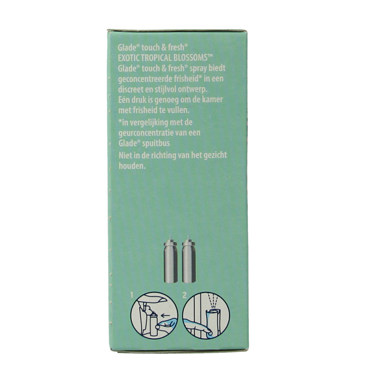 Glade Touch & fresh navul duo exotic tropical blossoms 2.00 Stuks