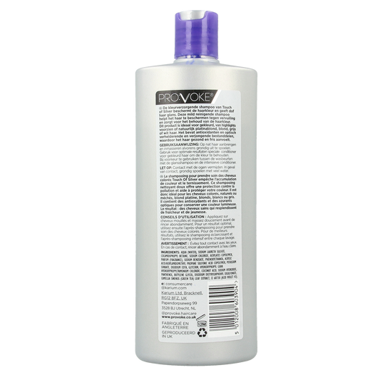 Provoke Shampoo touch of silver color care 400.00 Milliliter