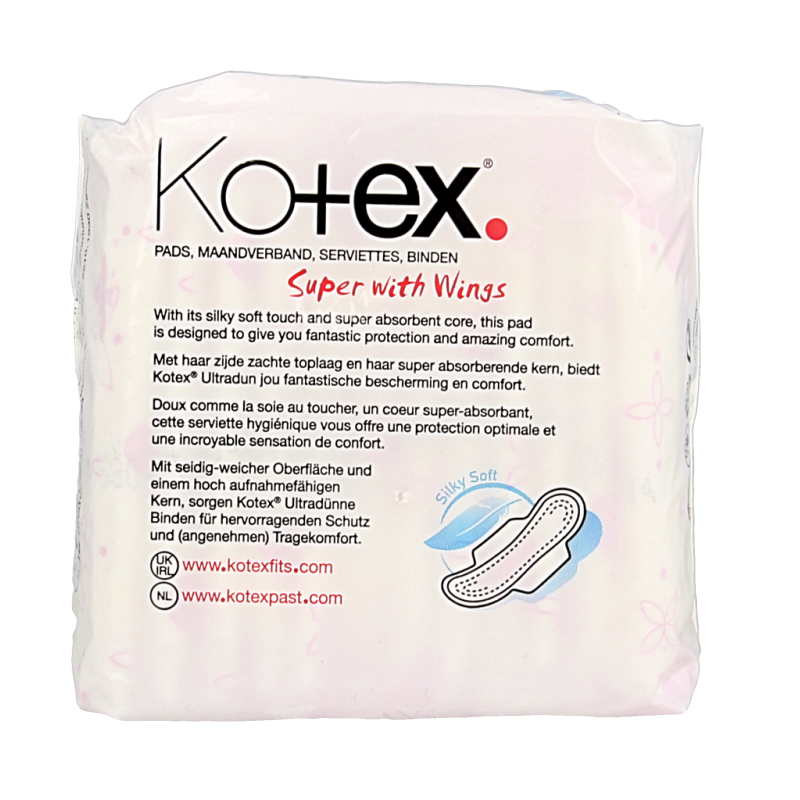 Kotex Ultra super plus met vleugels 12 Stuks