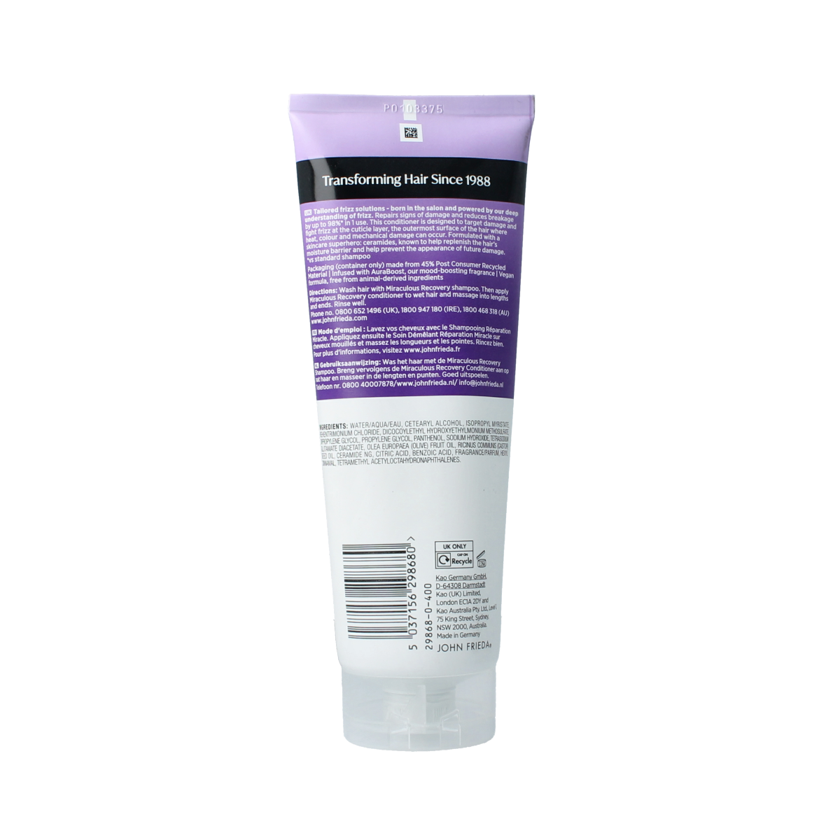 John Frieda Miraculous recovery conditioner 250.00 Milliliter