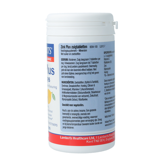 Lamberts Zink (zinc) plus 100.00 Zuigtabletten