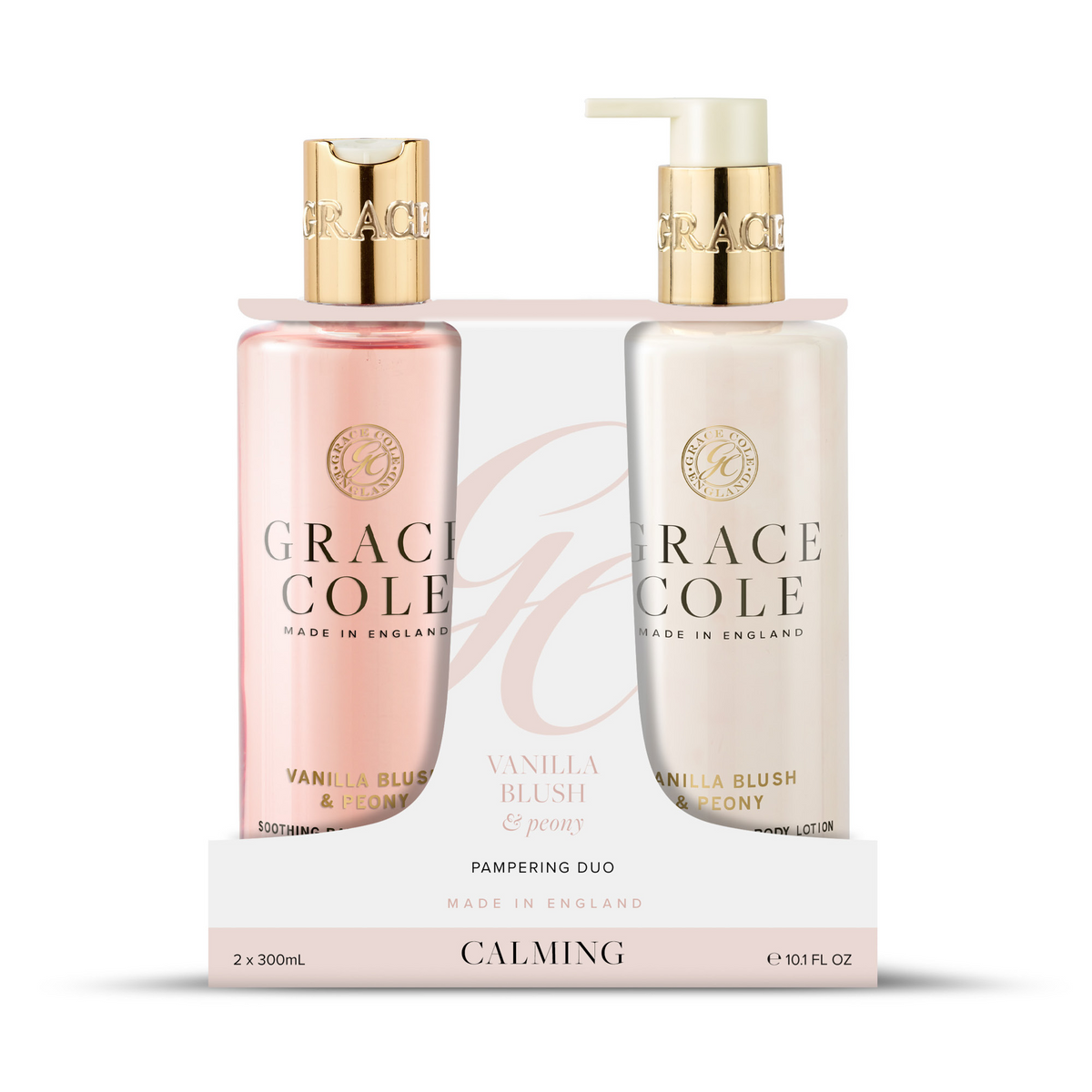 Grace Cole Vanilla blush & peony bodycare duo 2.00 Stuks