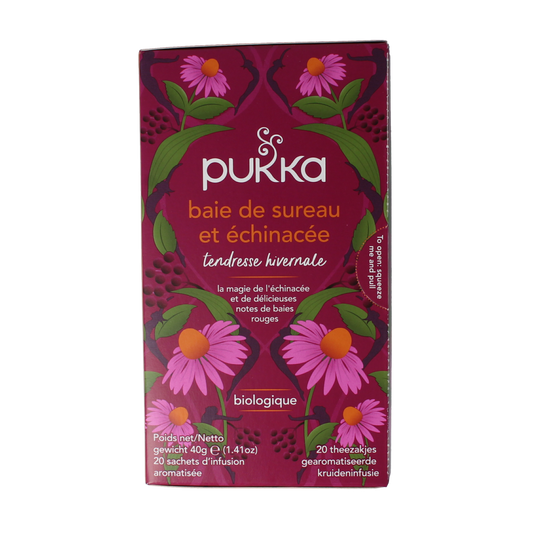 Pukka Elderberry & echinacea bio 20.00 Zakjes